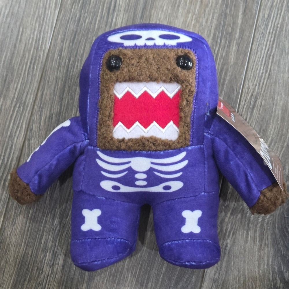 Domo Domo-Kun 2026 Target Halloween Skeleton Costume Plush Small Purple NEW